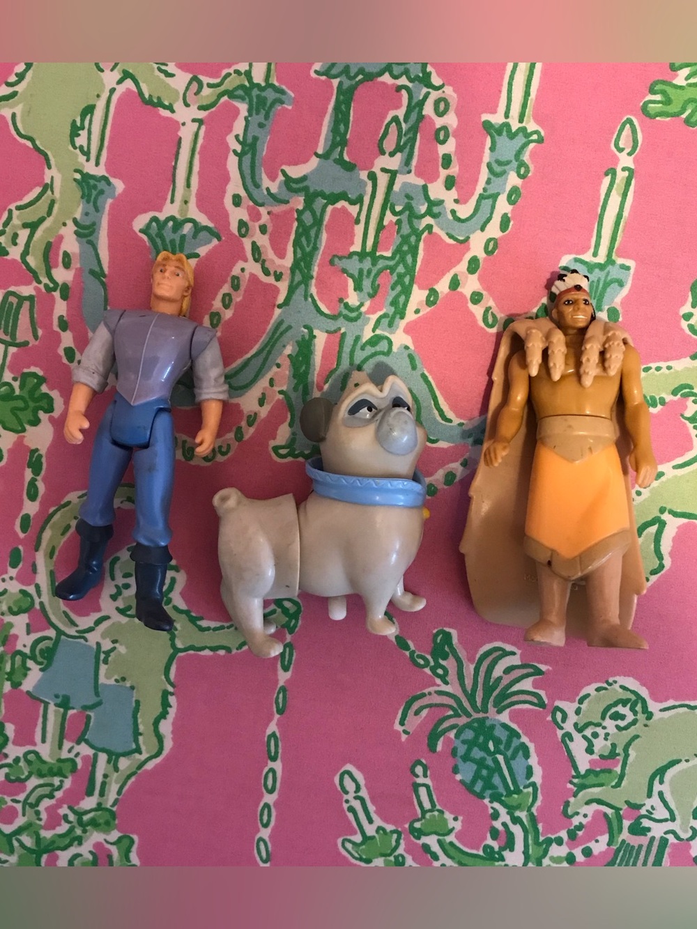Set 3 Toys Burger King 1995 Vintage Disney POCAHONTAS Kids Meal Toy